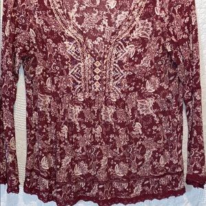 Women’s Flared Long Sleeve Blouse